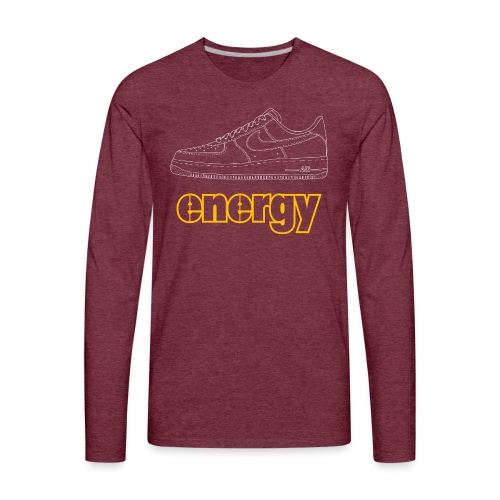 Black AF1 Energy - Men's Premium Long Sleeve T-Shirt