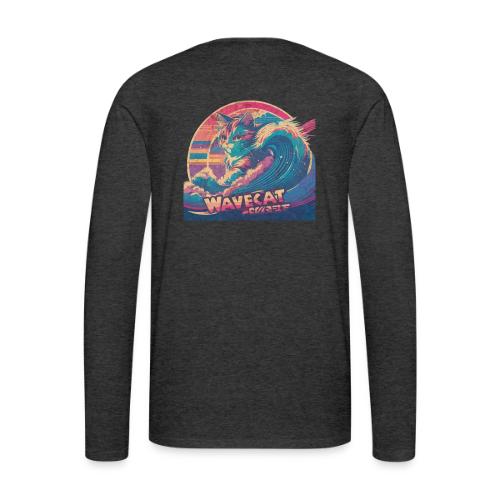 Vintage Wavecat - Men's Premium Long Sleeve T-Shirt