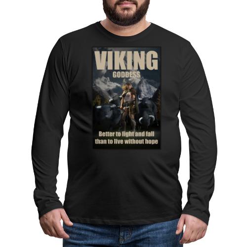 Viking Goddess - Viking warrior - Men's Premium Long Sleeve T-Shirt