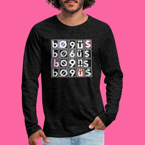 Wonky Bogus 2 - Men's Premium Long Sleeve T-Shirt