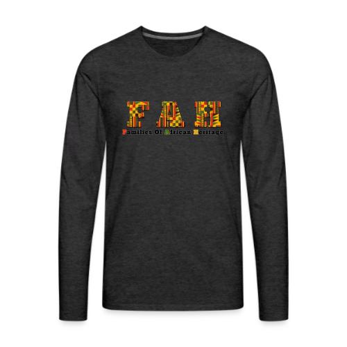 CAIS Families of African Heritage + Core Dragons - Men's Premium Long Sleeve T-Shirt