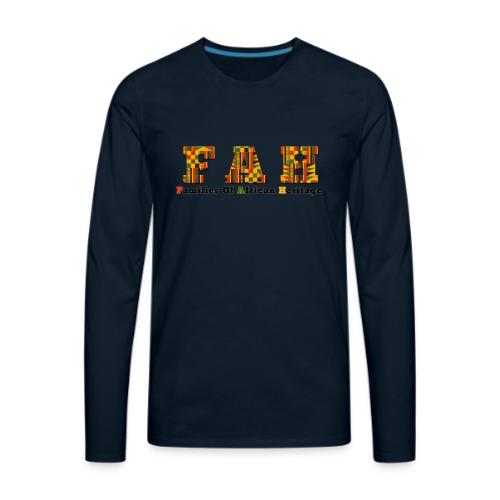 CAIS Families of African Heritage + Core Dragons - Men's Premium Long Sleeve T-Shirt