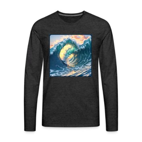 Double Barrel Wave - Men's Premium Long Sleeve T-Shirt