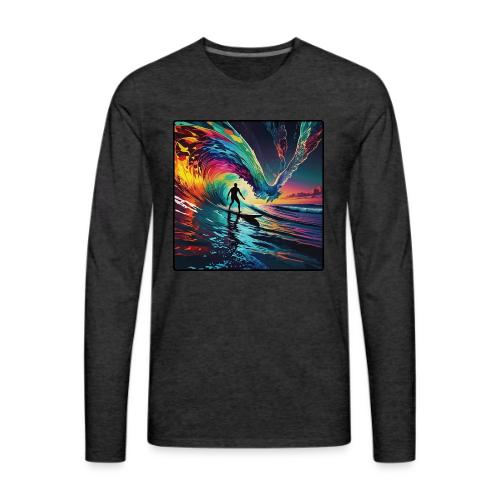 Avalon Rides A Flying Wave - Men's Premium Long Sleeve T-Shirt