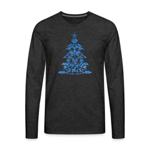 Coastal Christmas Tree Solo - Men's Premium Long Sleeve T-Shirt
