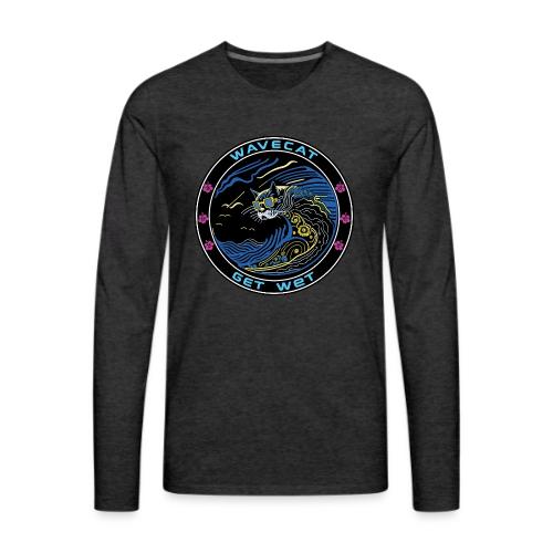 Wavecat Get Wet - Men's Premium Long Sleeve T-Shirt