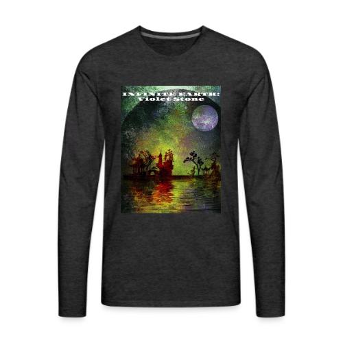 Infinite Earth: Violet Stone Cover - Men's Premium Long Sleeve T-Shirt