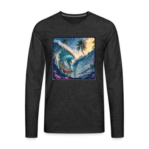 Half Pipe Wave - Men's Premium Long Sleeve T-Shirt