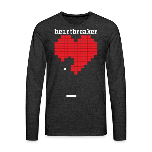 Heartbreaker Valentine's Day Game Valentine Heart - Men's Premium Long Sleeve T-Shirt