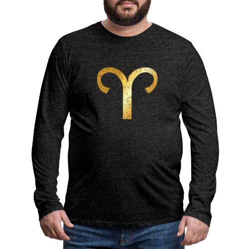 Zodiac Sign Aries – The Sign of Aries - Men's Premium Long Sleeve T-Shirt