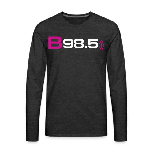 B98.5 Logo Inverse - Men's Premium Long Sleeve T-Shirt