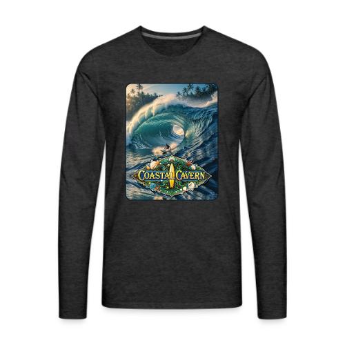 Coastal Cavern Wave - Men's Premium Long Sleeve T-Shirt