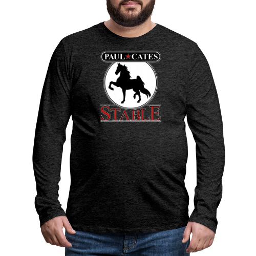 Paul Cates Stable dark shirt - Men's Premium Long Sleeve T-Shirt