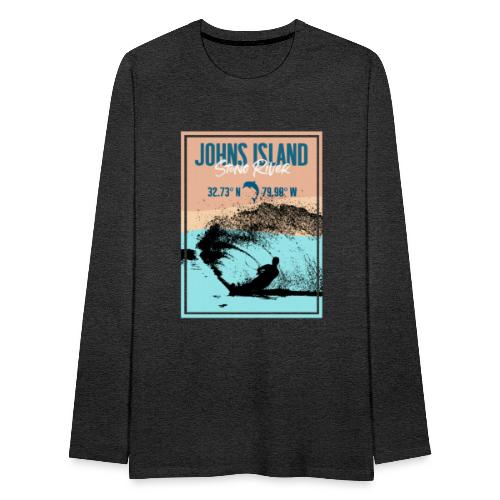 Charleston Life -Johns Island, SC -The Stono River - Men's Premium Long Sleeve T-Shirt