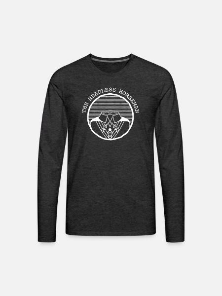 The Headless Horseman - Men's Premium Long Sleeve T-Shirt - charcoal grey