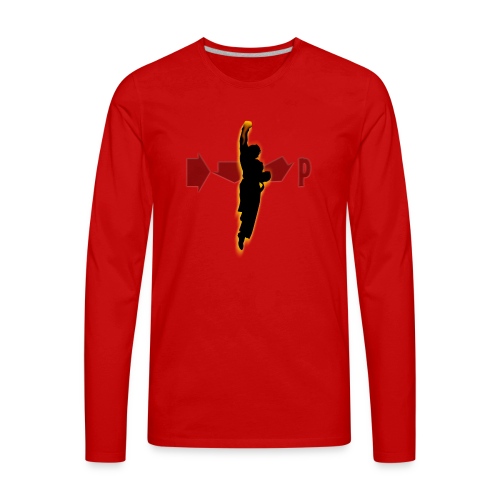 Rising Dragon Fist - Men's Premium Long Sleeve T-Shirt