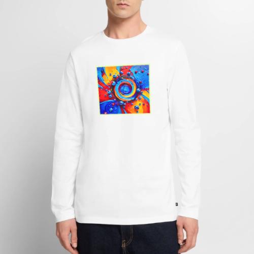Vibrant Berry Vortex - Men's Premium Long Sleeve T-Shirt