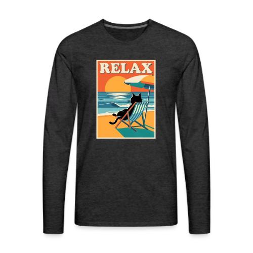 Relax At The Beach - Men's Premium Long Sleeve T-Shirt