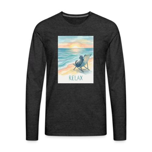 Relaxing Water - Men's Premium Long Sleeve T-Shirt