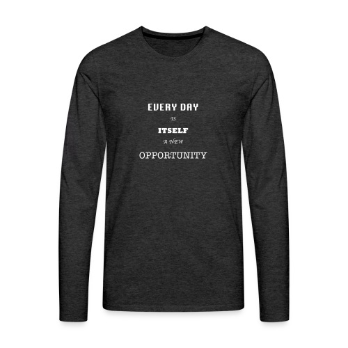 Opportunity (in White) - Men's Premium Long Sleeve T-Shirt