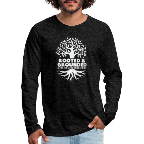 Rooted and Grounded- Hope Conference 2023 - Men's Premium Long Sleeve T-Shirt