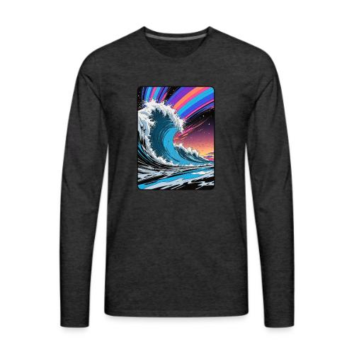 Rainbow Sky Dream Wave - Men's Premium Long Sleeve T-Shirt