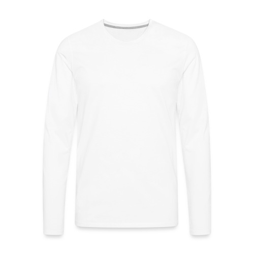 White Logo - Men's Premium Long Sleeve T-Shirt