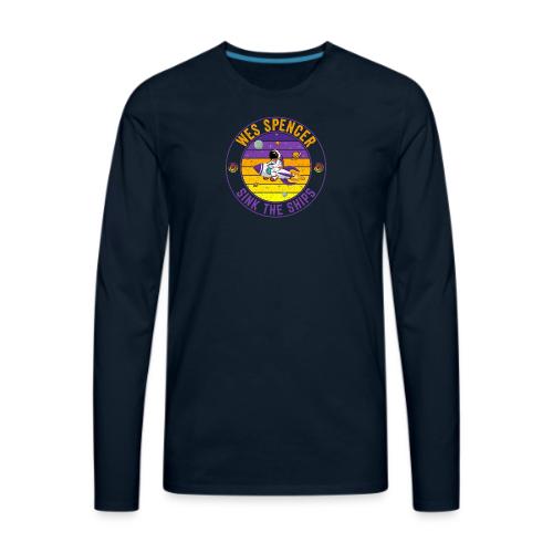 Sink the Ships | Wes Spencer Crypto - Men's Premium Long Sleeve T-Shirt