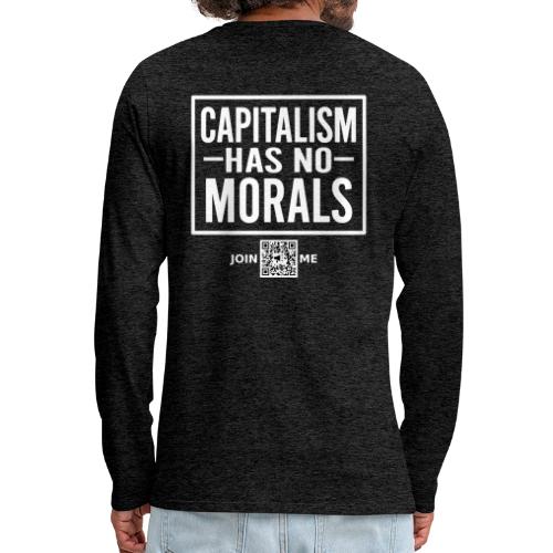 Capitalism (white, back-facing) - Men's Premium Long Sleeve T-Shirt