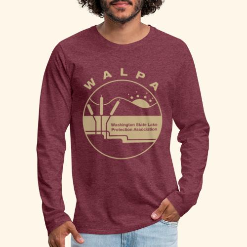 gold logo - Men's Premium Long Sleeve T-Shirt