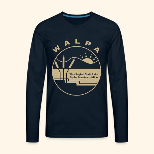 gold logo - Men's Premium Long Sleeve T-Shirt