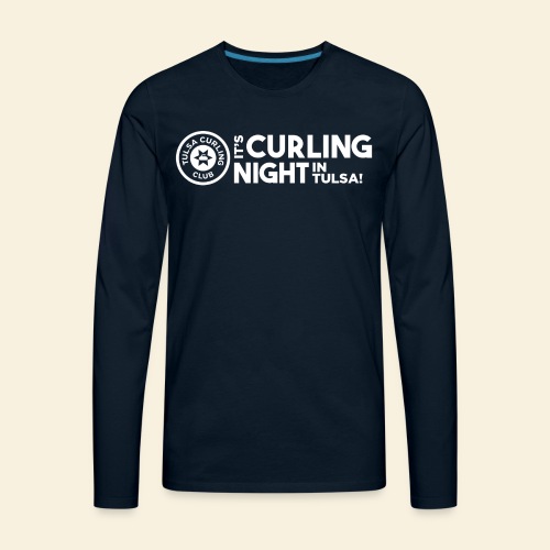 Curling Night - Men's Premium Long Sleeve T-Shirt