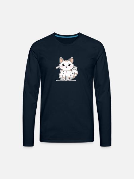 Cuty - Men's Premium Long Sleeve T-Shirt - deep navy