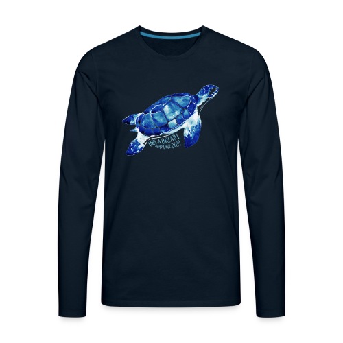 SC Blue Sea Turtle - Men's Premium Long Sleeve T-Shirt