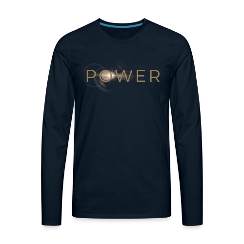 Power - Gold - Men's Premium Long Sleeve T-Shirt