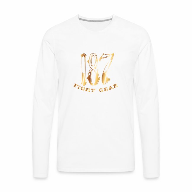 187 Fight Gear Gold Logo Street Wear