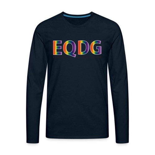 EQDG text - Men's Premium Long Sleeve T-Shirt