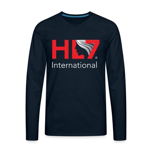 Women of HL7 Logo - Men's Premium Long Sleeve T-Shirt