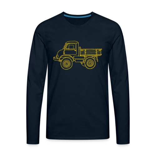Off-road truck, transporter - Men's Premium Long Sleeve T-Shirt