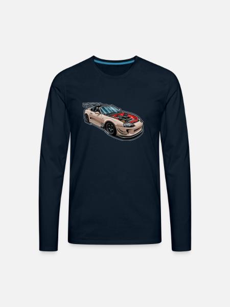 Toyota supra mk4 - Men's Premium Long Sleeve T-Shirt - deep navy