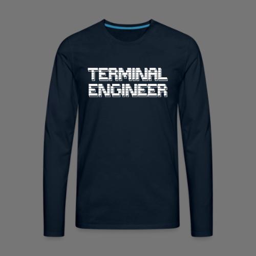 Terminal Engineer ASCII - Men's Premium Long Sleeve T-Shirt