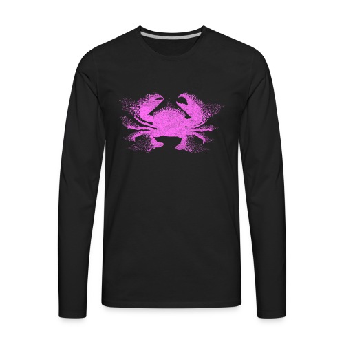 South Carolina Crab in Pink - Men's Premium Long Sleeve T-Shirt