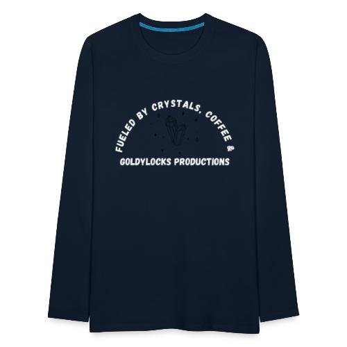 Fueled by Crystals Coffee and GP - Men's Premium Long Sleeve T-Shirt