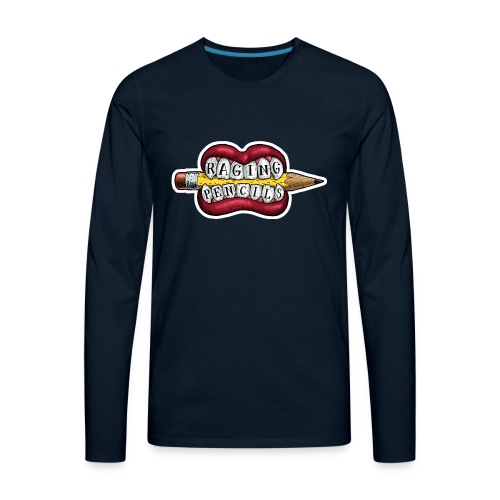 Raging Pencils Bargain Basement logo t-shirt - Men's Premium Long Sleeve T-Shirt