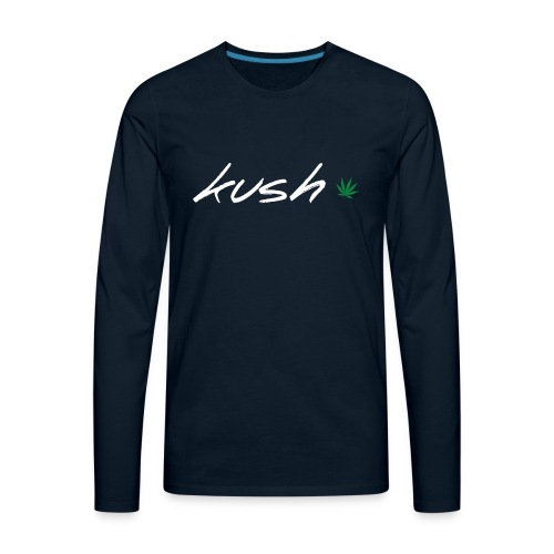Kush Leaf - Men's Premium Long Sleeve T-Shirt