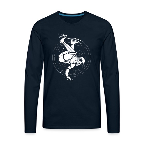 Stormtrooper Skateboarder - Men's Premium Long Sleeve T-Shirt