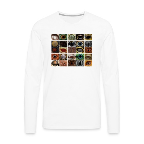 Reptilian Eyes - Men's Premium Long Sleeve T-Shirt
