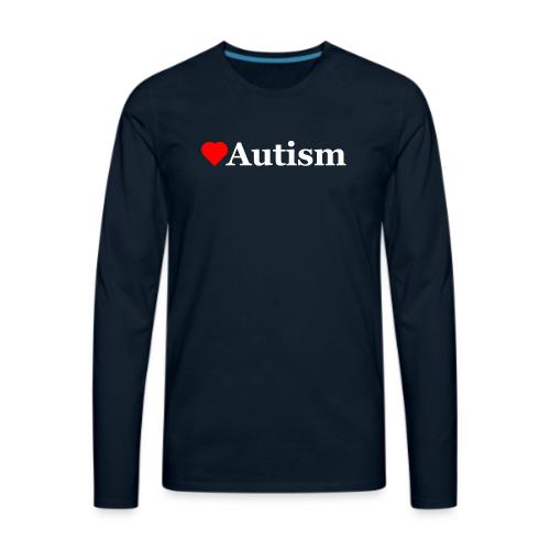 Heart Autism - Men's Premium Long Sleeve T-Shirt