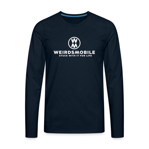 Weirdsmobile White Christmas - Men's Premium Long Sleeve T-Shirt
