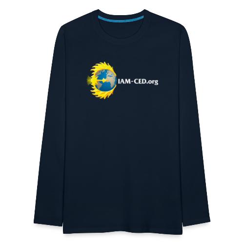 iam-ced.org Logo Phoenix - Men's Premium Long Sleeve T-Shirt